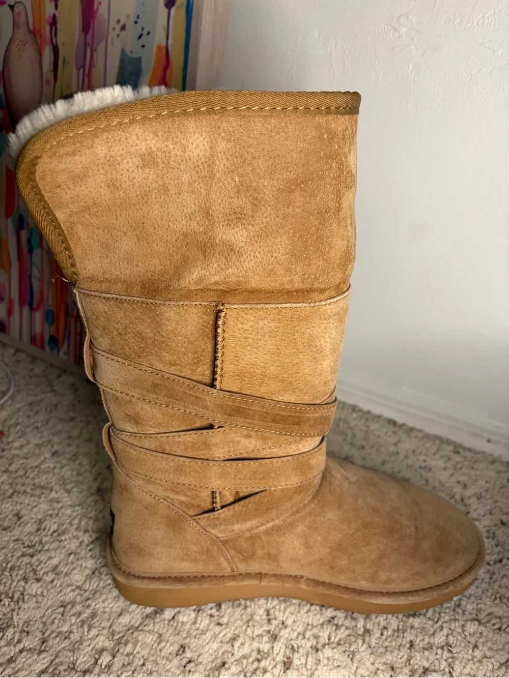 Lamo tan suede